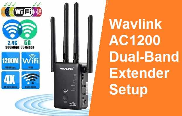 Dual Band Wavlink AC1200 Extender Configuration