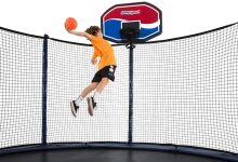 Trampoline Basketball Hoops